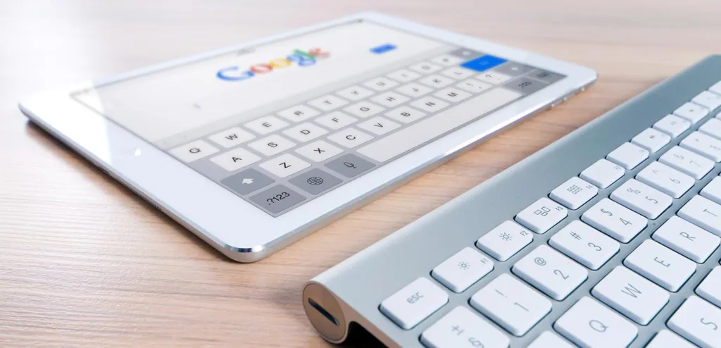 iPad with keyboard