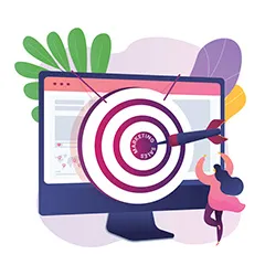 Target chart illustration