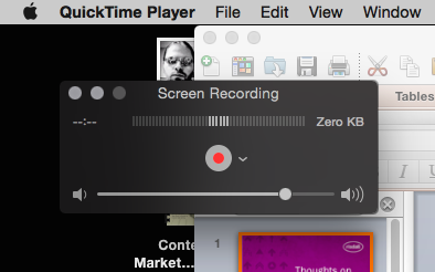 Screen Recording Menu Box Screen Shot